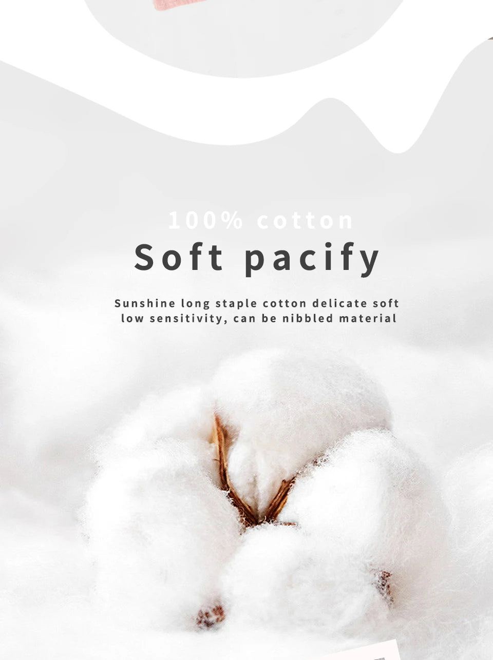 Baby Cotton Muslin Comfort Blanket - Cute Cat Doll Security Towel for Infants