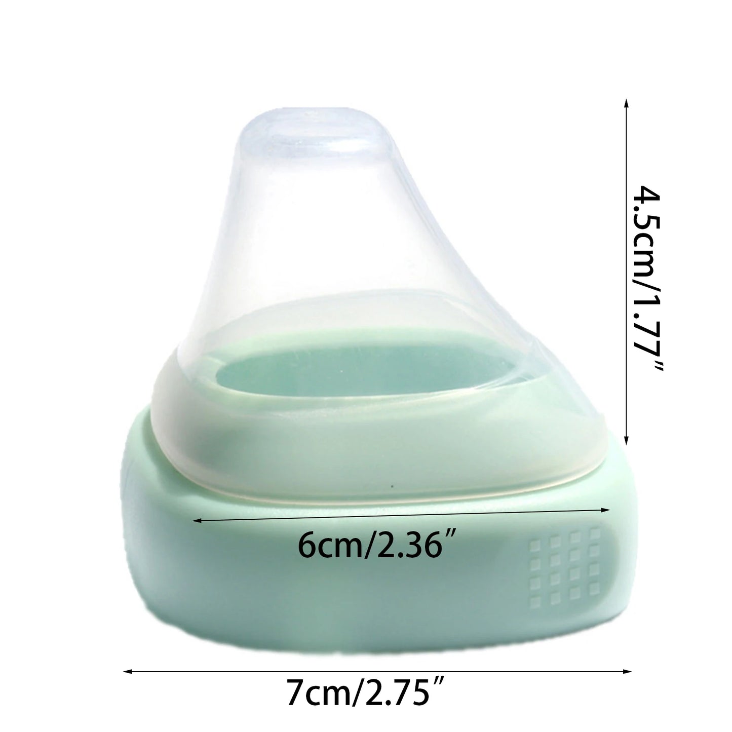 Square Handle Feeding Bottle Grip – Lightweight Easy-Grasp Design for Baby Bottles (6+ Months)
