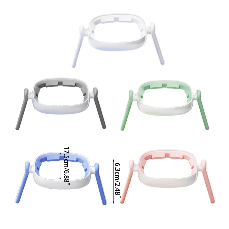 Square Handle Feeding Bottle Grip – Lightweight Easy-Grasp Design for Baby Bottles (6+ Months)