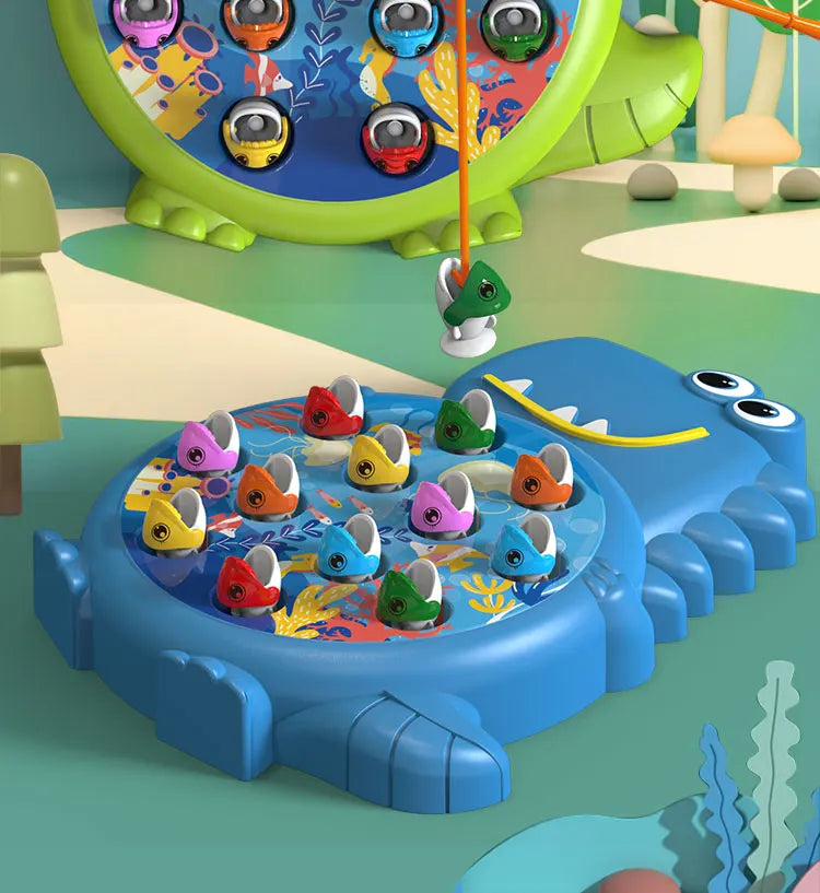 Magnetic Fishing Toy Set - Educational First Birthday Gift for Boys & Girls