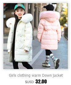 2025 New born Baby Girl clothes Winter Snowsuit Plus Velvet Thick Baby Boys Jumpsuit 0-3 Years Romper boy Overalls Toddler Coat