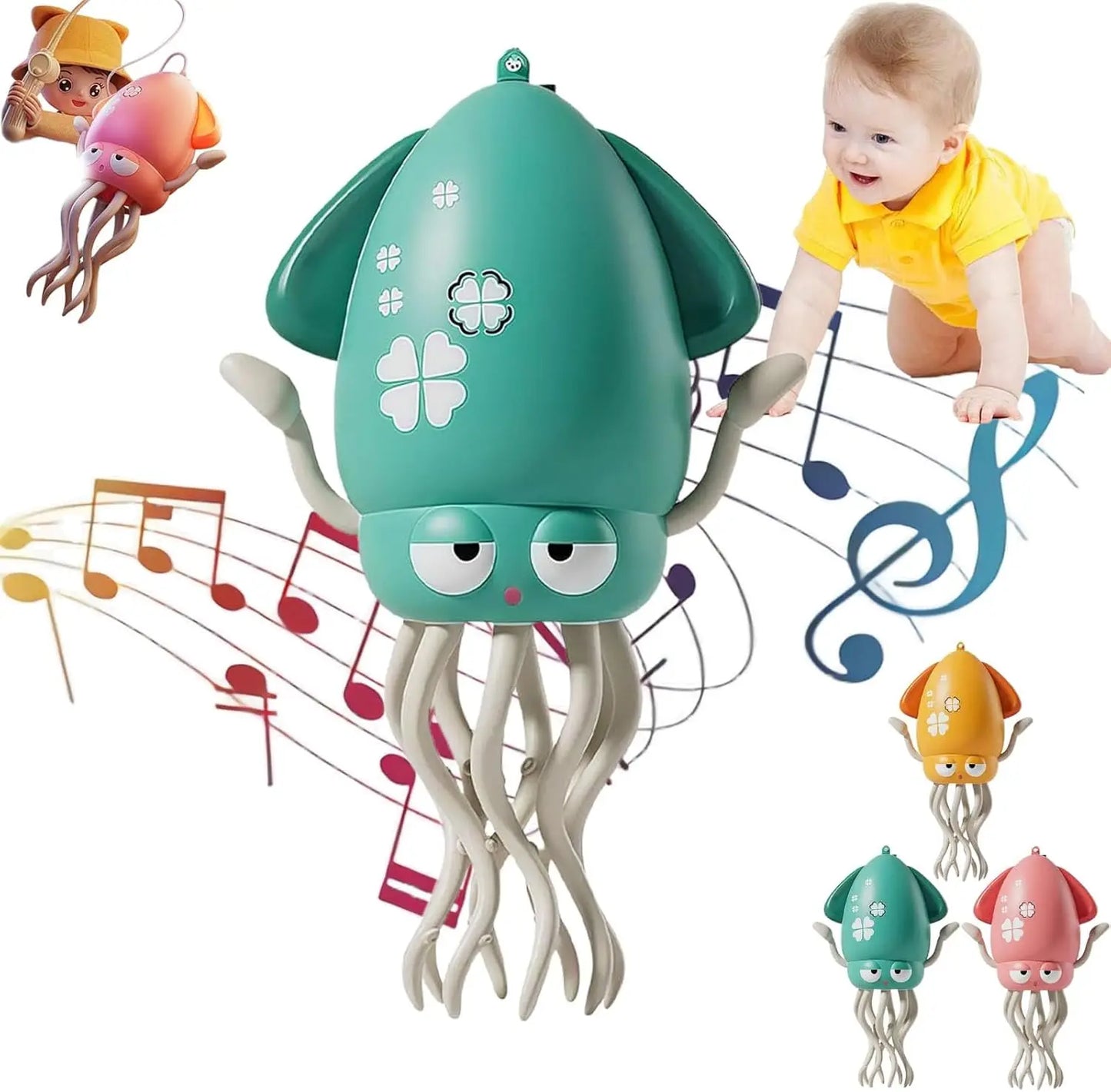 Baby Swing Duck Toy - Cartoon Press Vehicles & Pull Back Cars Educational Set