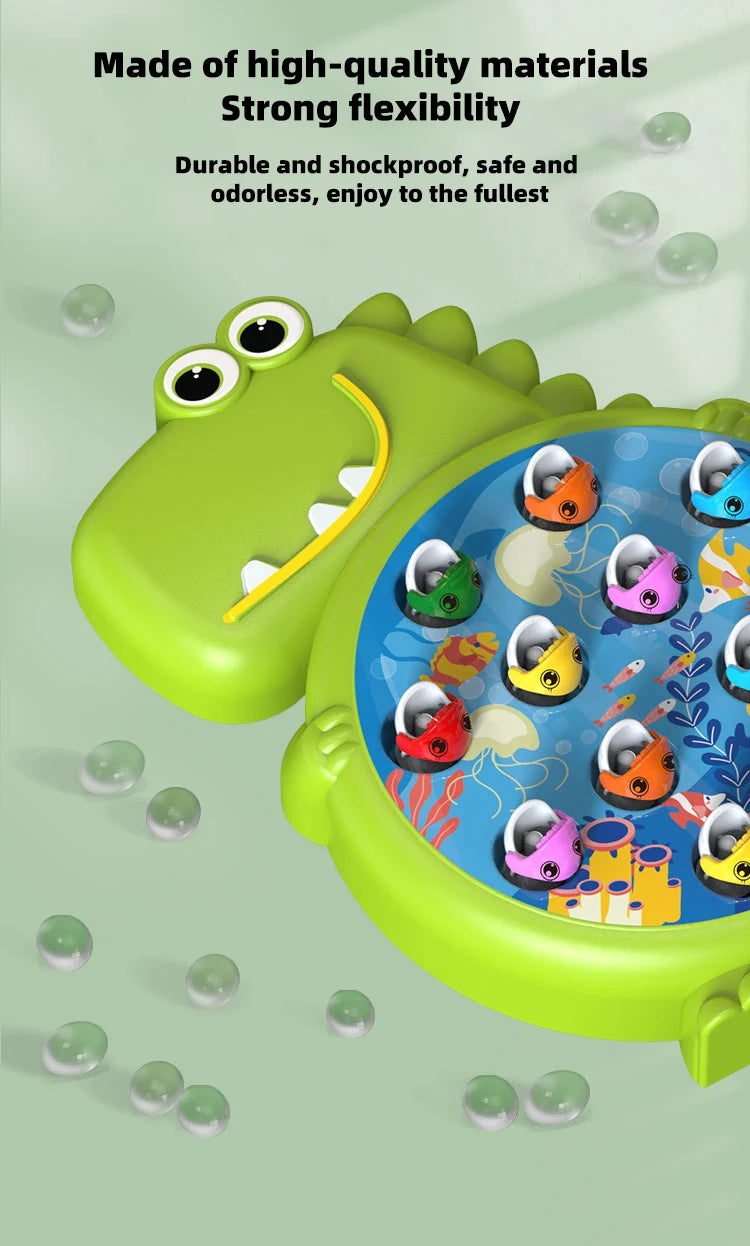 Magnetic Fishing Toy Set - Educational First Birthday Gift for Boys & Girls