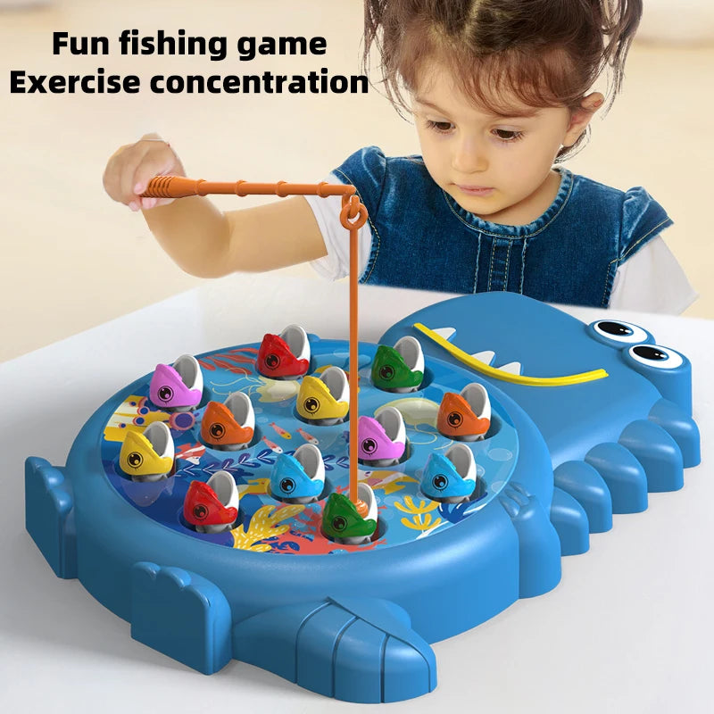 Magnetic Fishing Toy Set - Educational First Birthday Gift for Boys & Girls