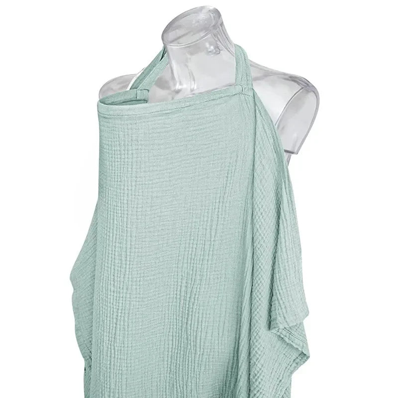 Breathable Nursing Cover - Adjustable Privacy Apron for Outdoor Breastfeeding