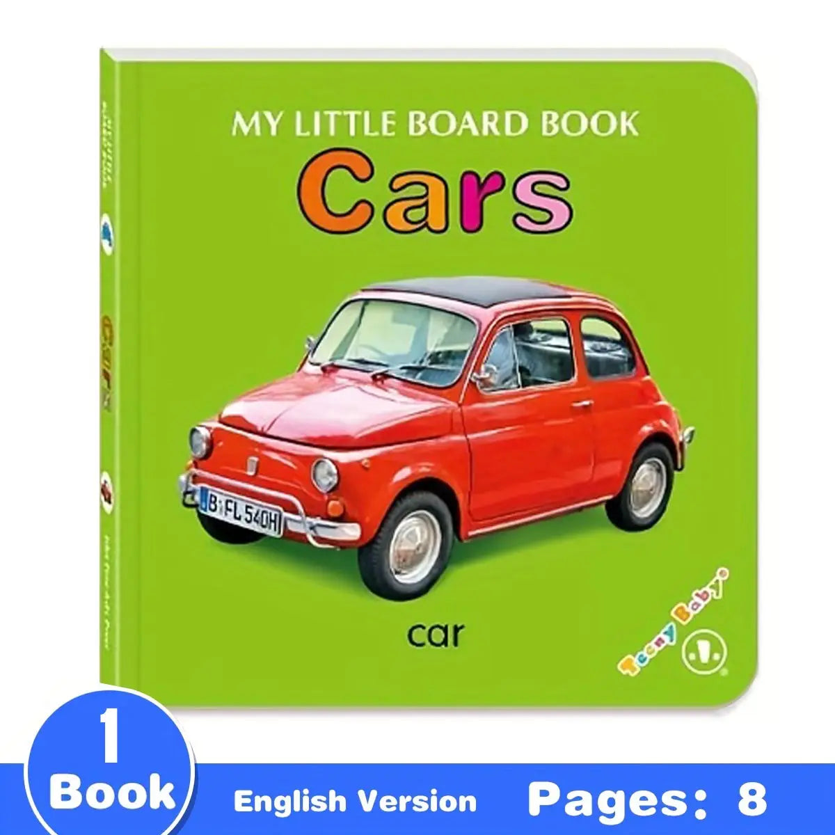 Baby Colorful Pattern Card Books - Interactive Sensory Toys for Newborn Development