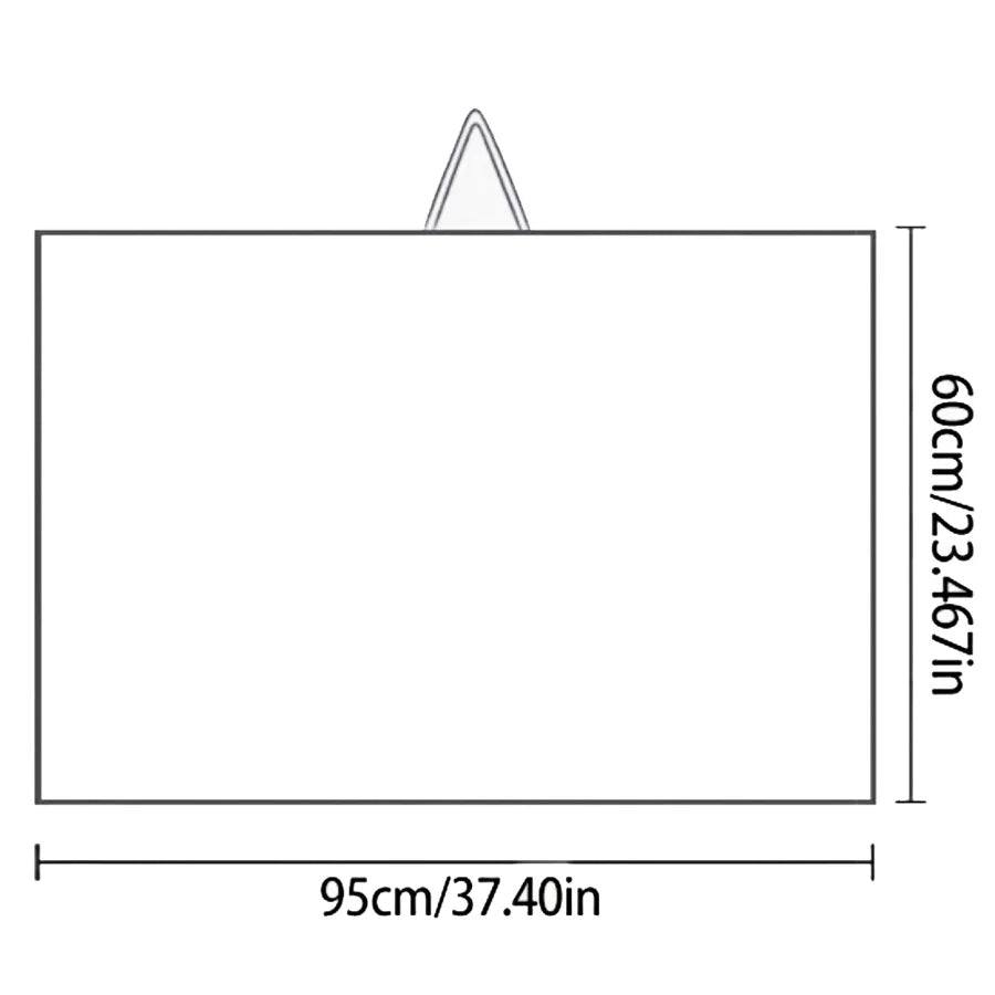 Premium Muslin Nursing Cover - Breathable Breastfeeding Apron with Arch Neckline