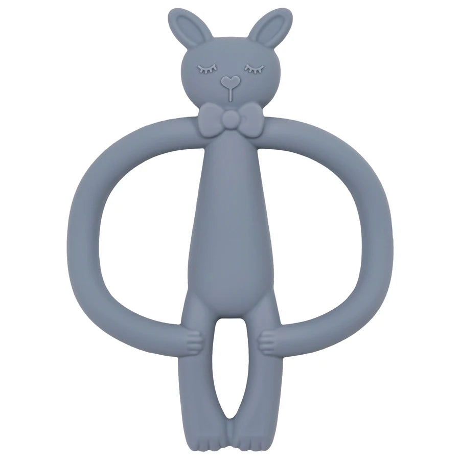 Silicone Nursing Teether Toy – Durable Cartoon Design for Dental Care & Gum Relief (3+ Months)