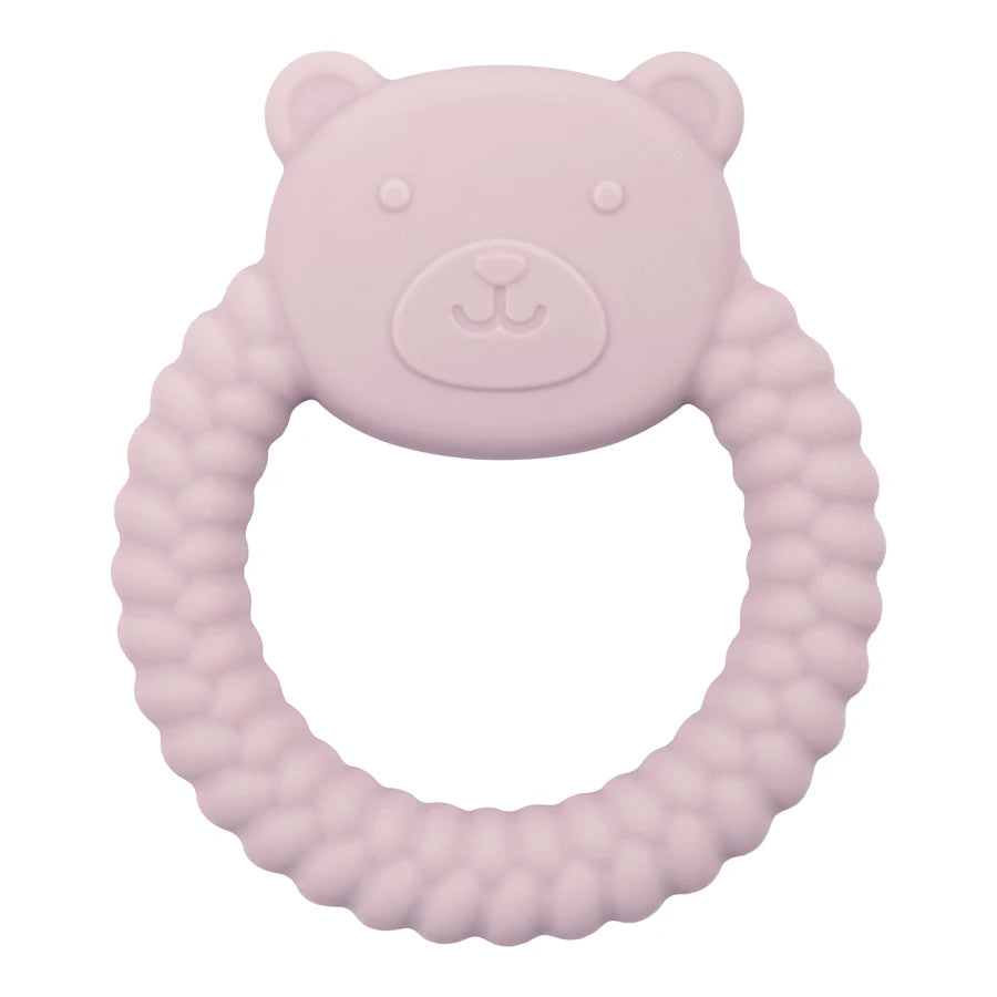 Silicone Nursing Teether Toy – Durable Cartoon Design for Dental Care & Gum Relief (3+ Months)
