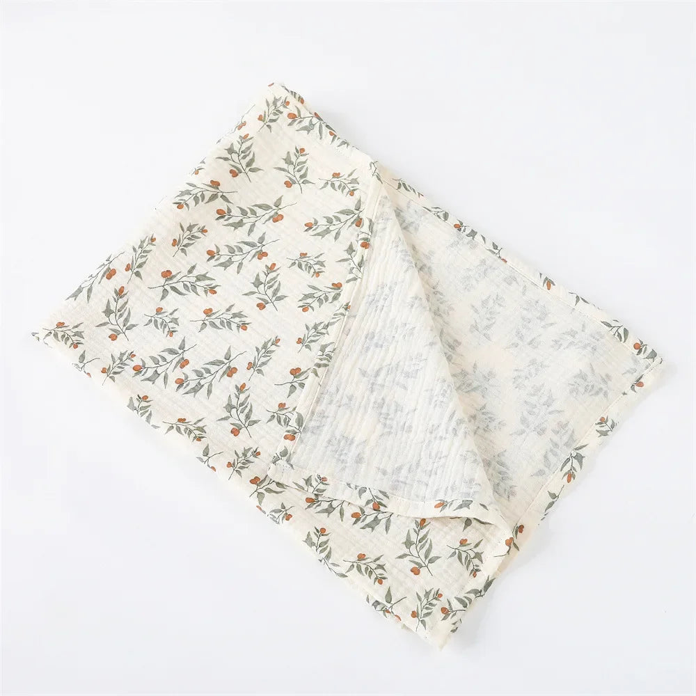 Cotton Receiving Blanket for Newborn Gauze Muslin Baby Blanket  New Born Swaddle Wrap Kids Bath Towel Baby Stroller Blanket