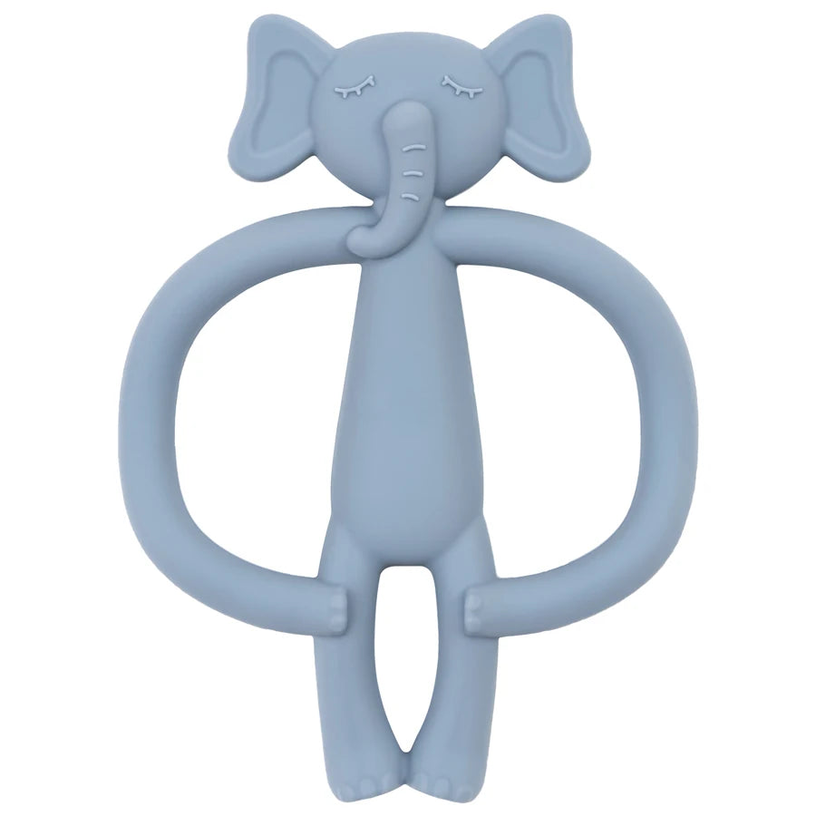 Silicone Nursing Teether Toy – Durable Cartoon Design for Dental Care & Gum Relief (3+ Months)