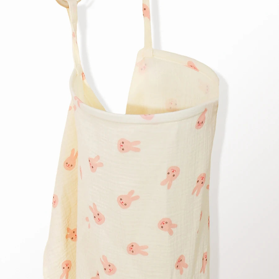 Premium Muslin Nursing Cover - Breathable Breastfeeding Apron with Arch Neckline