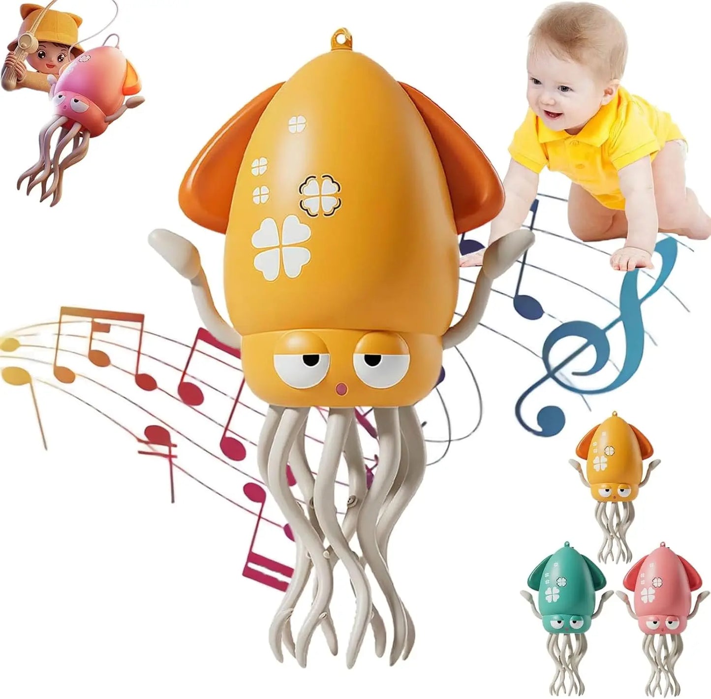 Baby Swing Duck Toy - Cartoon Press Vehicles & Pull Back Cars Educational Set