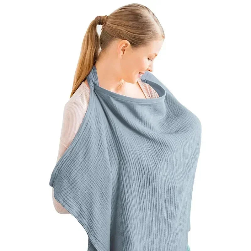 Breathable Nursing Cover - Adjustable Privacy Apron for Outdoor Breastfeeding