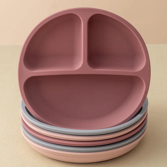 Silicone Baby Suction Plate – BPA-Free Anti-Slip Training Dinnerware for Self-Feeding (6+ Months)