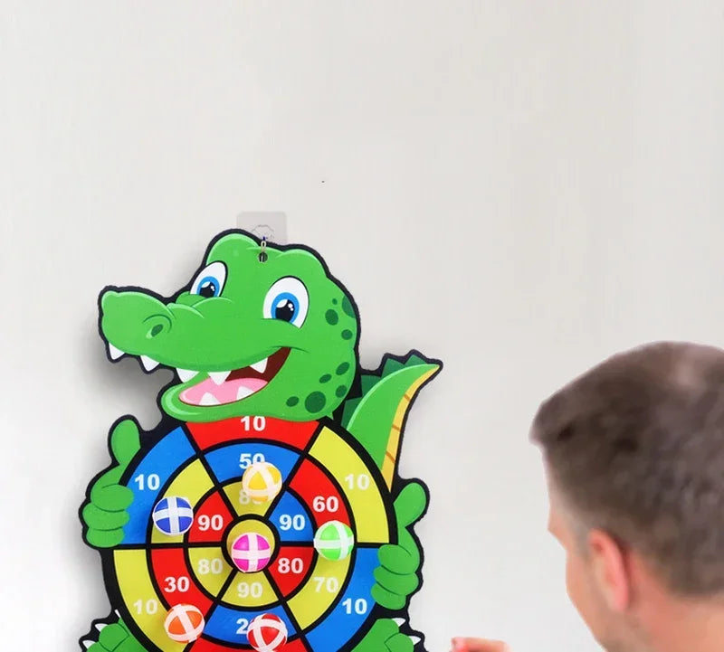 Educational Dart Board Game - Montessori Sticky Ball Target Game for Kids 3-7 Years