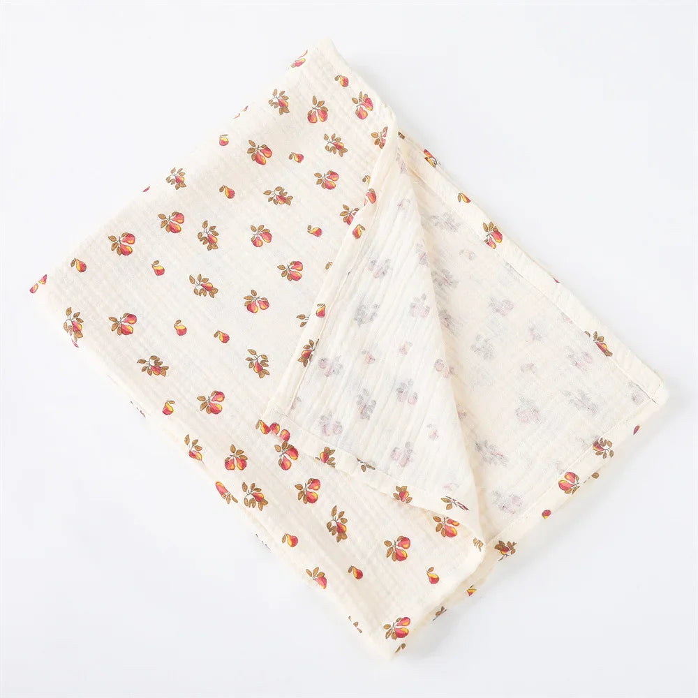 Cotton Receiving Blanket for Newborn Gauze Muslin Baby Blanket  New Born Swaddle Wrap Kids Bath Towel Baby Stroller Blanket