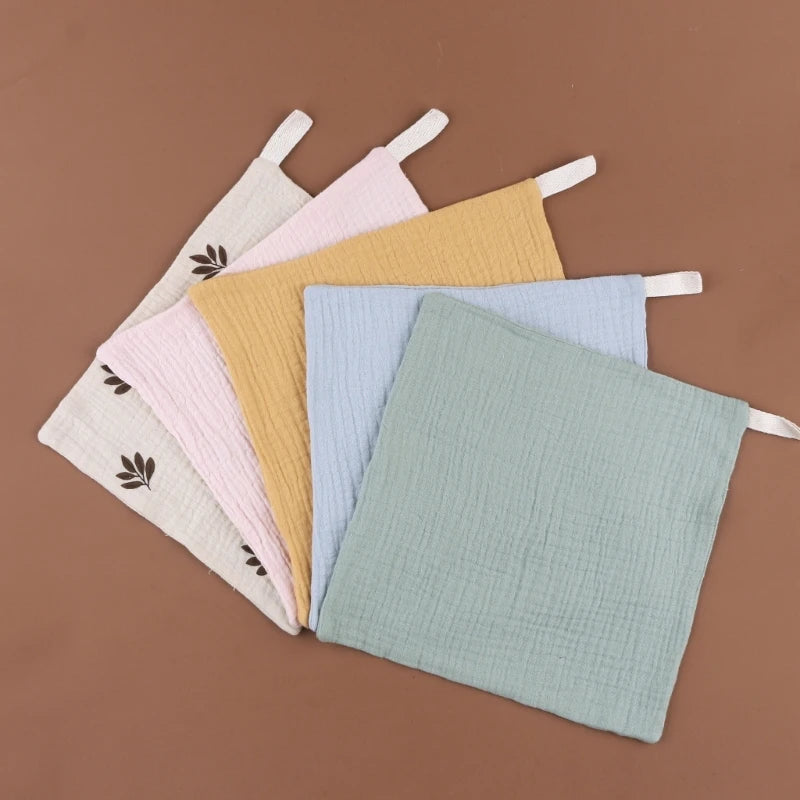 5 Soft Absorbent Gauze Newborn Burp Cloth Baby Saliva Towel Cotton Baby Bibs Handkerchief Nursing Towel Cuddle Cloth Baby Stuff