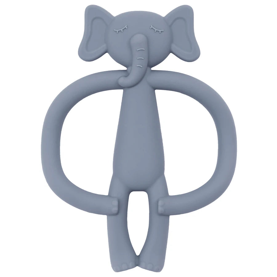 Silicone Nursing Teether Toy – Durable Cartoon Design for Dental Care & Gum Relief (3+ Months)