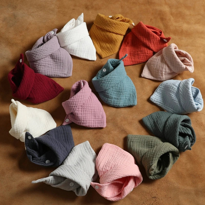5 Soft Absorbent Gauze Newborn Burp Cloth Baby Saliva Towel Cotton Baby Bibs Handkerchief Nursing Towel Cuddle Cloth Baby Stuff