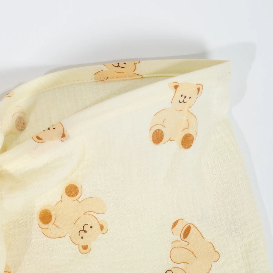 Premium Muslin Nursing Cover - Breathable Breastfeeding Apron with Arch Neckline