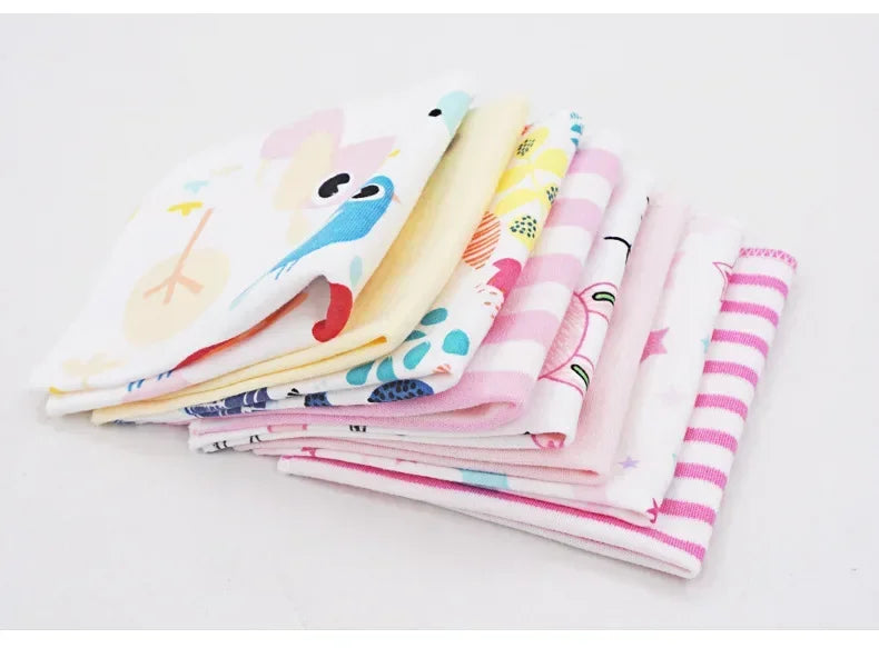 8-Piece Cotton Baby Towel Set – Soft Washcloths & Handkerchiefs for Newborns (0-24 Months)