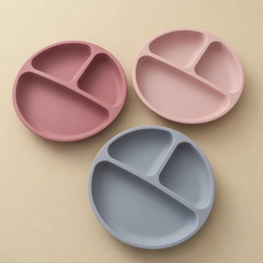 Silicone Baby Suction Plate – BPA-Free Anti-Slip Training Dinnerware for Self-Feeding (6+ Months)
