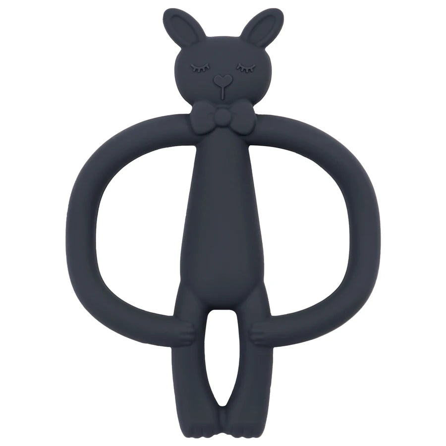 Silicone Nursing Teether Toy – Durable Cartoon Design for Dental Care & Gum Relief (3+ Months)