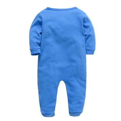 KAVKAS Baby Cotton Rompers – Cartoon Jumpsuit Set 0–12 Months