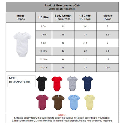 5-Pack Baby Cotton Bodysuits – Soft Everyday Basics