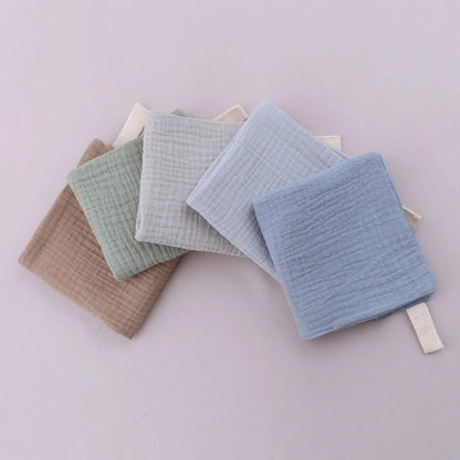 5-Pack Gauze Baby Burp Cloths – Soft Absorbent Towels