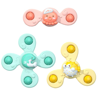 Montessori Suction Cup Bath Spinner – Baby Sensory Toy