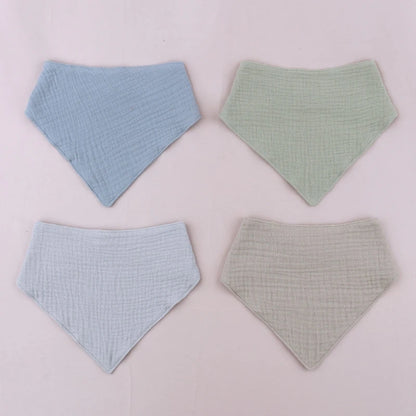 5-Pack Gauze Baby Burp Cloths – Soft Absorbent Towels