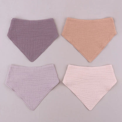 5-Pack Gauze Baby Burp Cloths – Soft Absorbent Towels