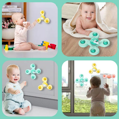 Montessori Suction Cup Bath Spinner – Baby Sensory Toy