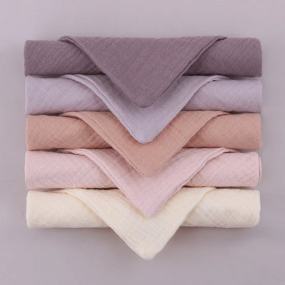 5-Pack Gauze Baby Burp Cloths – Soft Absorbent Towels