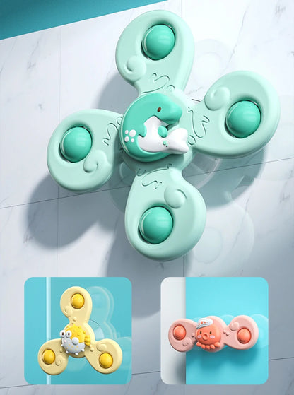 Montessori Suction Cup Bath Spinner – Baby Sensory Toy