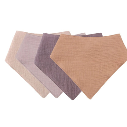 5-Pack Gauze Baby Burp Cloths – Soft Absorbent Towels
