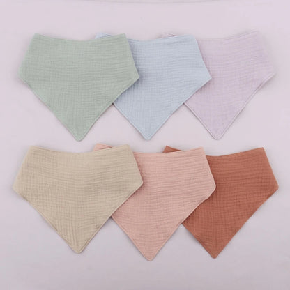 5-Pack Gauze Baby Burp Cloths – Soft Absorbent Towels
