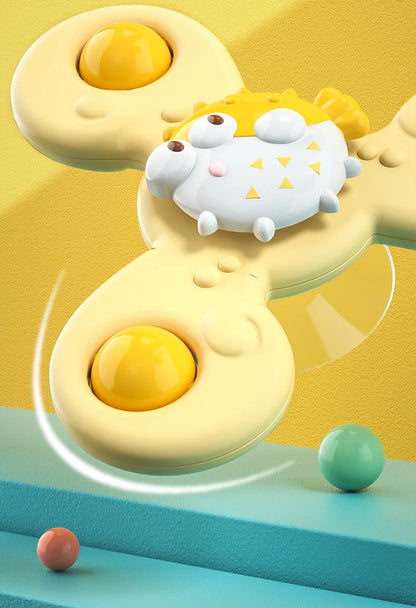 Montessori Suction Cup Bath Spinner – Baby Sensory Toy