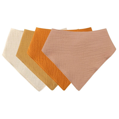 5-Pack Gauze Baby Burp Cloths – Soft Absorbent Towels