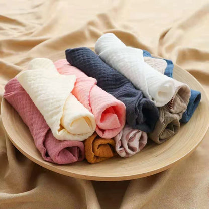 5-Pack Gauze Baby Burp Cloths – Soft Absorbent Towels