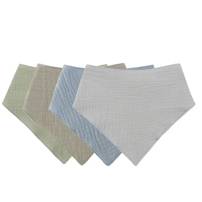 5-Pack Gauze Baby Burp Cloths – Soft Absorbent Towels
