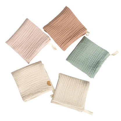 5-Pack Gauze Baby Burp Cloths – Soft Absorbent Towels