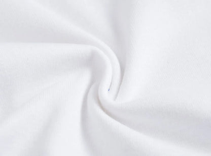 KAVKAS Cotton Baby Bodysuit – White Short-Sleeve 9–12M