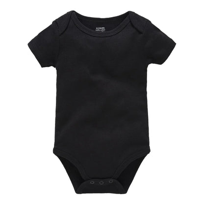 KAVKAS Cotton Baby Bodysuit – White Short-Sleeve 18–24M