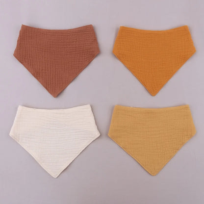 5-Pack Gauze Baby Burp Cloths – Soft Absorbent Towels