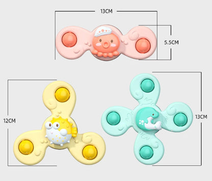 Montessori Suction Cup Bath Spinner – Baby Sensory Toy