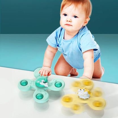 Montessori Suction Cup Bath Spinner – Baby Sensory Toy
