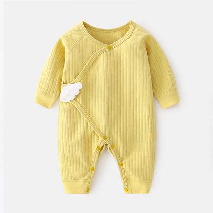 Long-Sleeve Baby Romper — Wing Detail